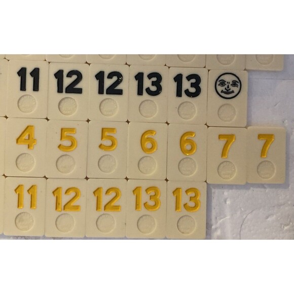 Rummy-O Tile Game Carrying Case Complete Vintage With Lucite Hourglass - Picture 14 of 16